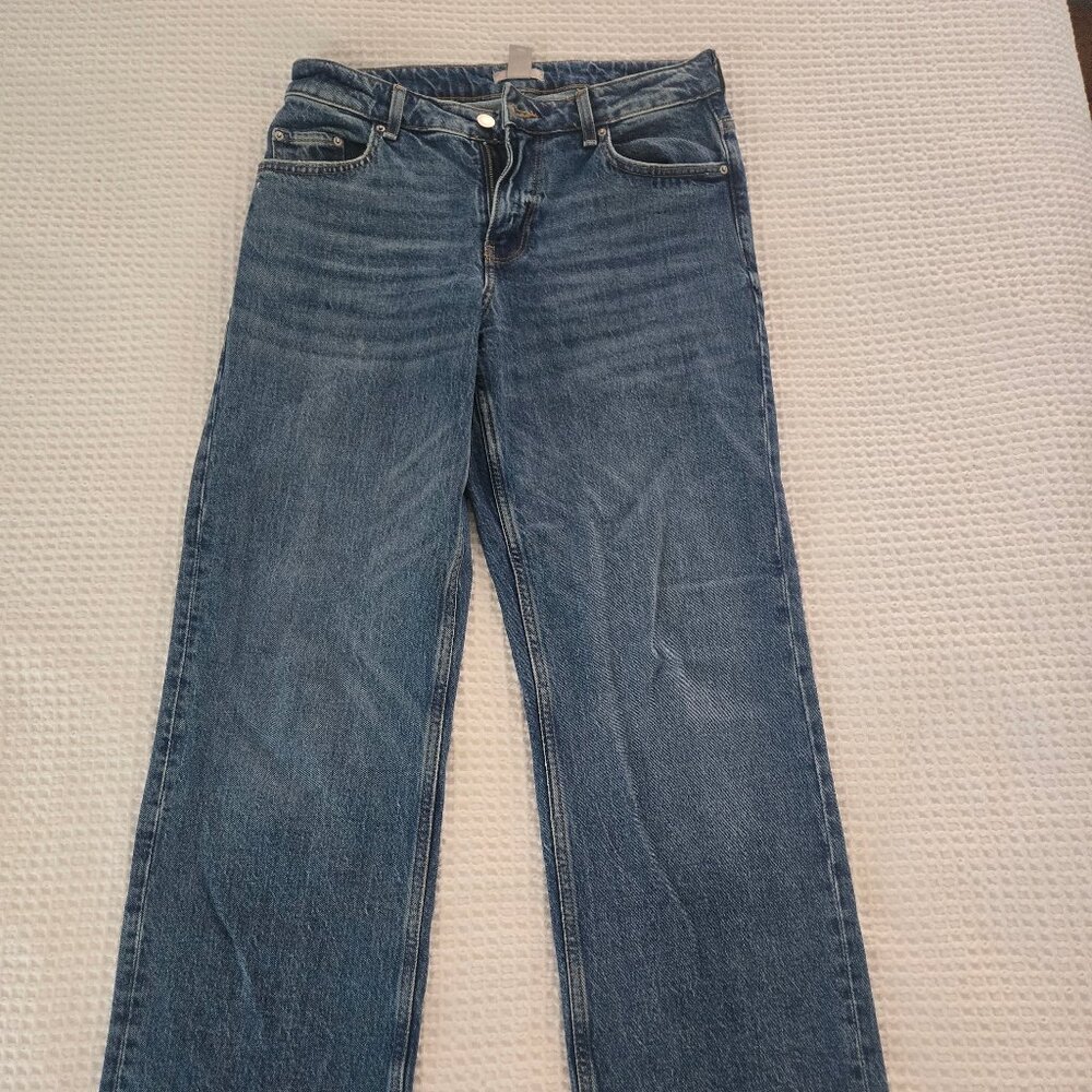 H&M Wide Leg Denim Jeans | Women’s Size 8 | Worn Once
